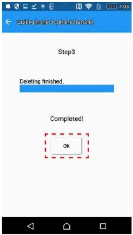 TOSHIBA Canvio for Smartphone - Une fois la suppression terminée, appuyez sur « OK ». - 1