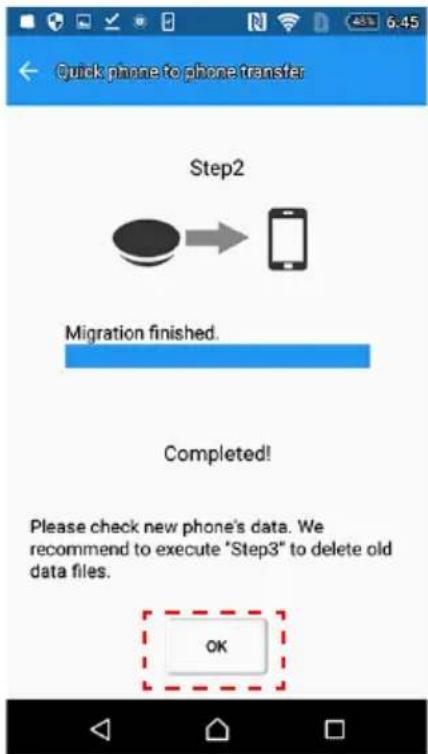 TOSHIBA Canvio for Smartphone - Wenn der Kopiervorgang abgeschlossen ist, werden die Ergebnisse angezeigt. - 5