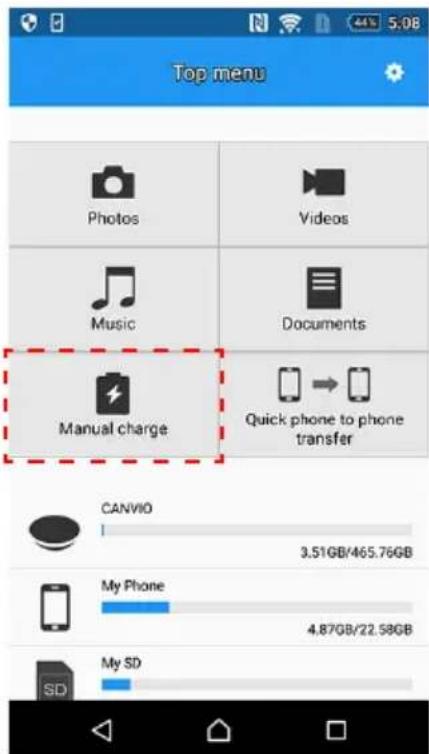 TOSHIBA Canvio for Smartphone - 2-11 Funkcija ročnega polnjenja - 1