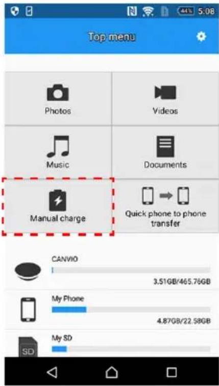 TOSHIBA Canvio for Smartphone - 2-10 Automatisk sikkerhetskopiering/lading - 1