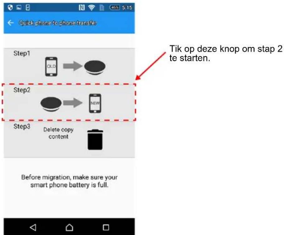 TOSHIBA Canvio for Smartphone - Nadat de gegevensoverdracht is voltooid, worden de resultaten weergegeven. - 2