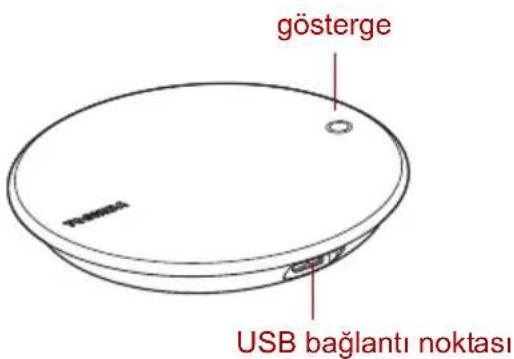 gösterge USB bağlantı noktası