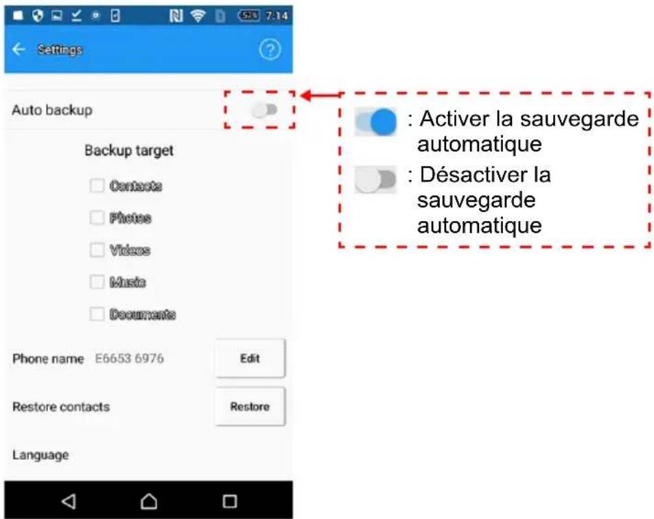 TOSHIBA Canvio for Smartphone - 2-9 Menu Settings (Paramètres)/Help (Aide) - 2