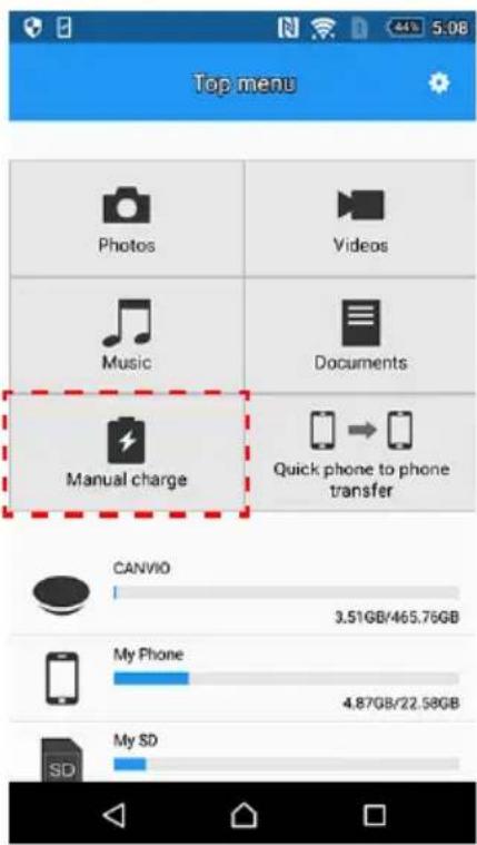 TOSHIBA Canvio for Smartphone - 2-11 Funktionen Manuel opladning - 1