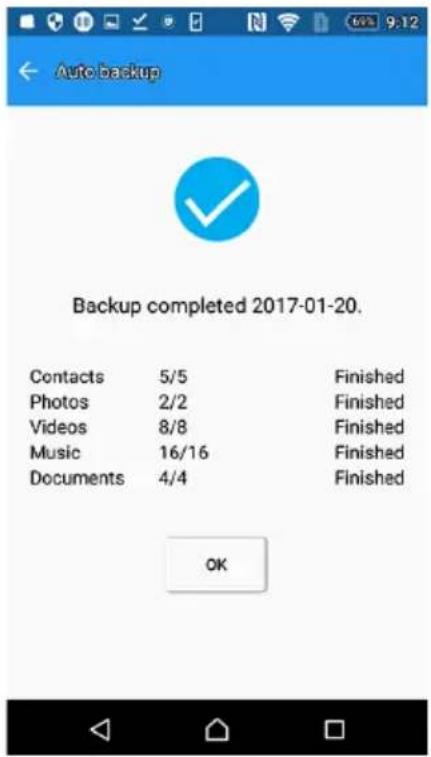 TOSHIBA Canvio for Smartphone - 2-10 Automatikus biztonsági mentés / Töltés funkció - 2