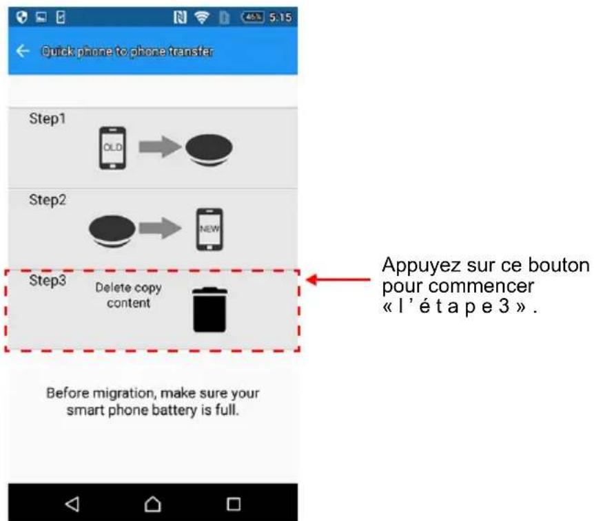 TOSHIBA Canvio for Smartphone - Une fois les données copiées, appuyez sur « OK ». - 2