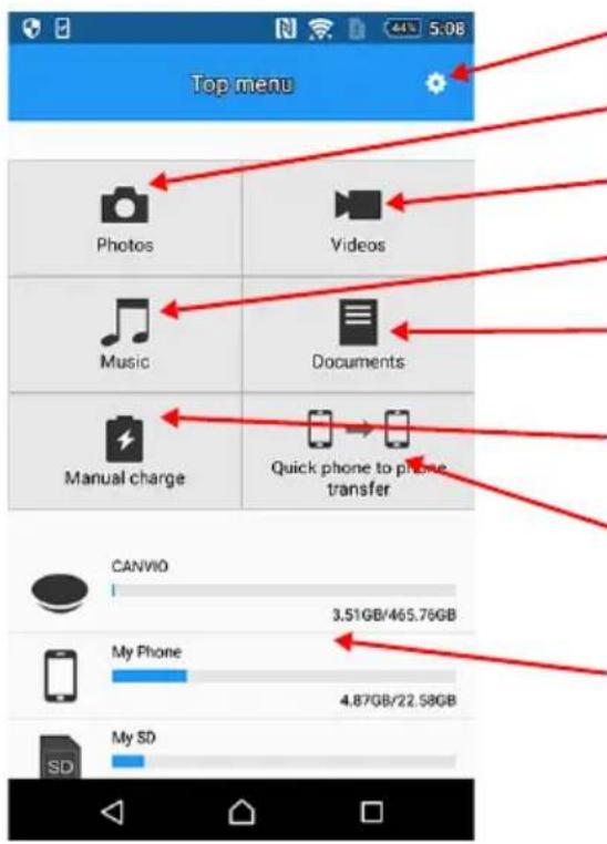 TOSHIBA Canvio for Smartphone - 2-4 Kezdeti beállítás - 6