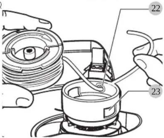 Craftsman CMESTHOS912 - Replacing the Spool (Fig. 0–Q) - 3