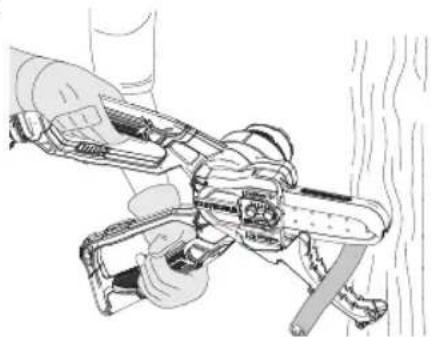 Craftsman CMCCSL621 - Proper Hand Position (Fig. H) - 1
