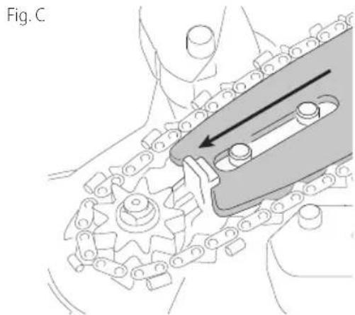 Craftsman CMCCSL621 - Verificacion y Ajuste de la Tensión de la Cadena (Fig. B, C) - 2