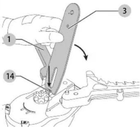 Craftsman CMCCSL621 - Retiro de la Cadena y de la Barra de la Sierra (Fig. B, D, E) - 2