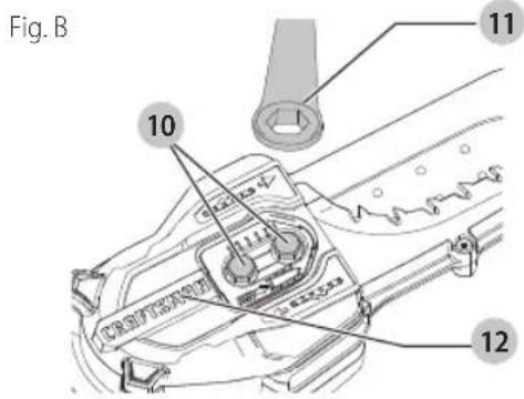 Craftsman CMCCSL621 - Vérification et réglage de la tension de la chaine (Fig. B, C) - 1
