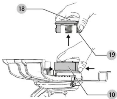 Craftsman CMCST900 - Clearing Jams and Tangled Line (Fig. K) - 1