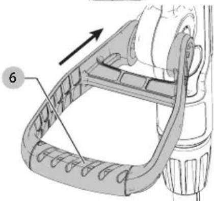 Craftsman CMEST913 - Attaching the Auxiliary Handle (Fig. E, F, G) - 2