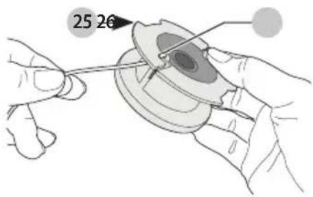 Craftsman CMEST913 - Pour remplir une bobine vide, suivre la procédure suivante : - 2