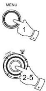 SANGEAN WFR29D - Régler le format de l'horloge - 1