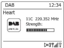 SANGEAN SB100 - Trouver de nouvelles stations de radio DAB - 12
