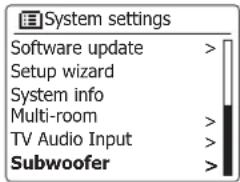 SANGEAN SB100 - Commande du subwoofer - 2