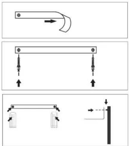 SANGEAN SB100 - Fixation de la barre de son au mur - 2