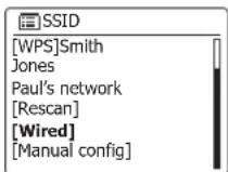 SANGEAN SB100 - Configuration de la barre de son pour utiliser la connexion Ethernet câblée - 5