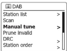SANGEAN SB100 - Trouver de nouvelles stations de radio DAB - 10