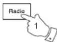 SANGEAN SB100 - Sélection d'une station radio par emplacement - 1