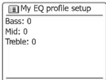SANGEAN SB100 - Configuration de votre profil My EQ - 2