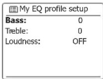 SANGEAN BTR160 - Configurer votre profil My EQ - 2