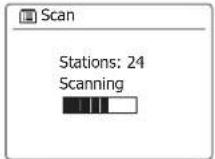 SANGEAN BTR160 - Trouver de nouvelles stations de radio DAB - 5