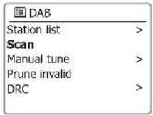 SANGEAN BTR160 - Trouver de nouvelles stations de radio DAB - 4