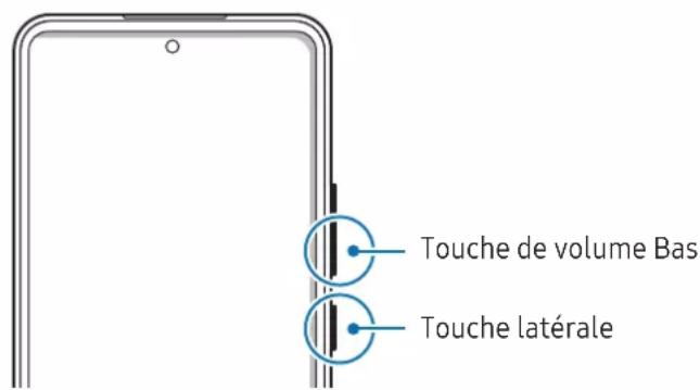 SAMSUNG Galaxy A33 5G - Allumer et éteindre l'appareil - 2