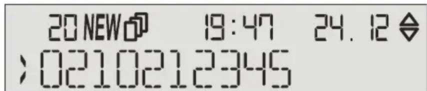 TIPTEL Ergophone 1310 - Afficher les appeals - 2