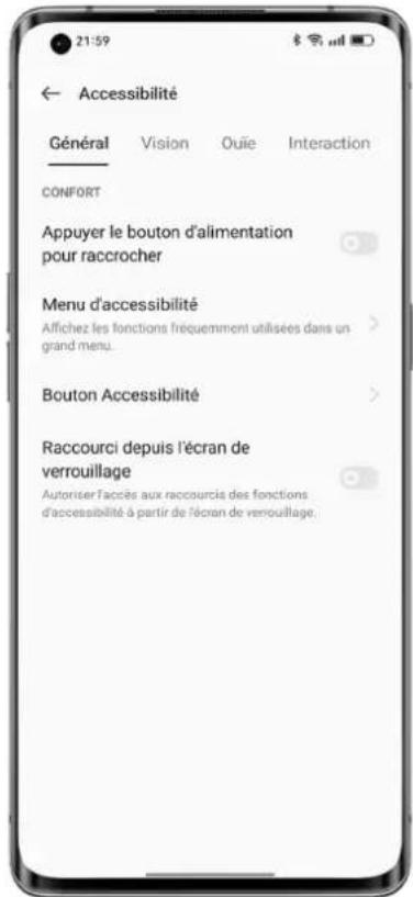 OPPO Find X5 Lite - Utiliser le mode Accessibilité - 1