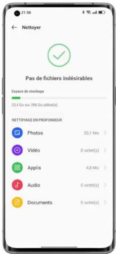 OPPO Find X5 Lite - Nettoyer le stockage - 1