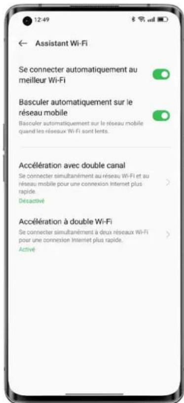OPPO Find X5 Lite - Utiliser l'Assistant Wi-Fi - 1