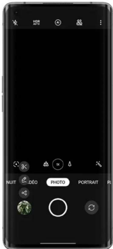 OPPO Find X5 Lite - Modifier ou partager une photo/vidéo - 1