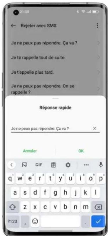 OPPO Find X5 Lite - Répondre à un message - 1