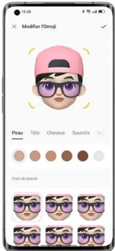 OPPO Find X5 Lite - Créer et modifier un Omoji - 1