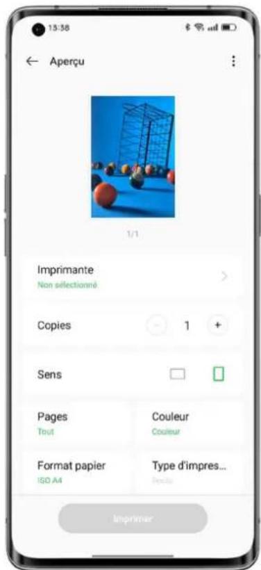 OPPO Find X5 Lite - Imprimer des fichiers depuis votre téléphone - 4