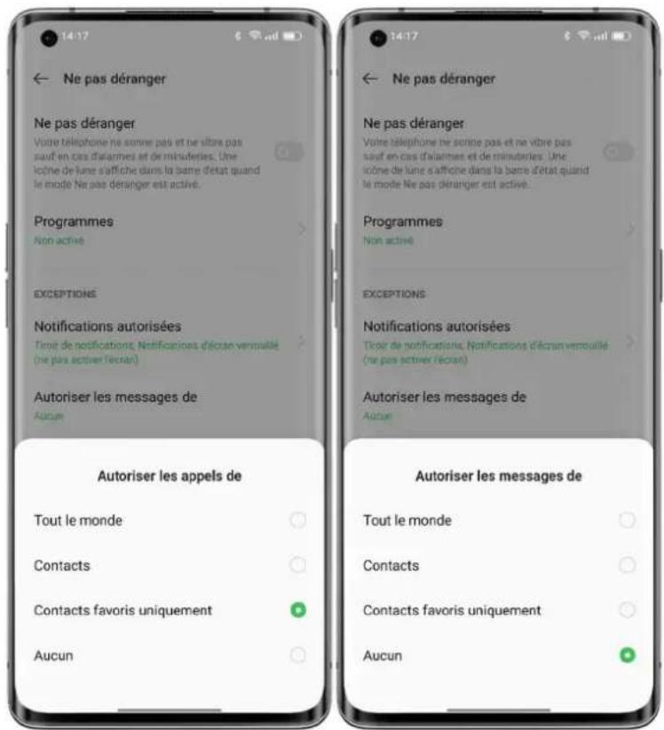 OPPO Find X5 Lite - Définir les exceptions - 1