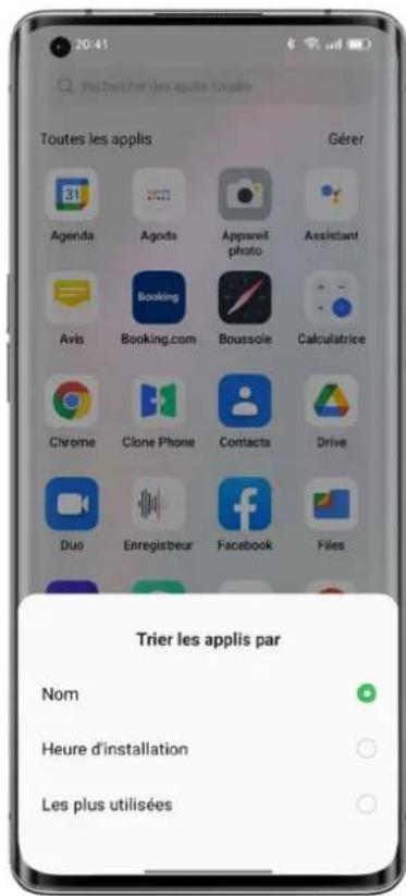 OPPO Find X5 Lite - Trier les applis - 1