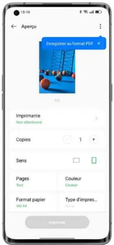 OPPO Find X5 Lite - Imprimer des fichiers depuis votre téléphone - 2