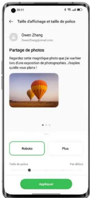 OPPO Find X5 Lite - Changer la police - 1