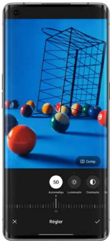 OPPO Find X5 Lite - Obtenir des photos étonnantes grâce à la retouche de photo en un seul appui - 3