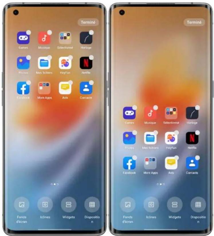 OPPO Find X5 Lite - Organiser votre écran d'accueil en un clic - 1
