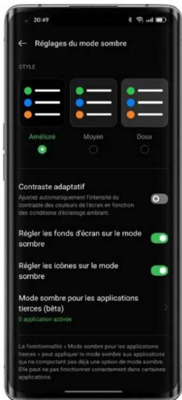 OPPO Find X5 Lite - Plusieurs styles de mode Sombre - 1