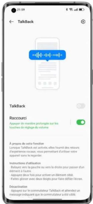 OPPO Find X5 Lite - Désactiver TalkBack - 1