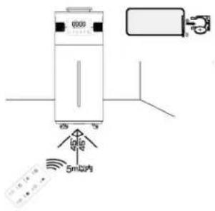 QLIMA H824 - TELECOMMANDE - 1