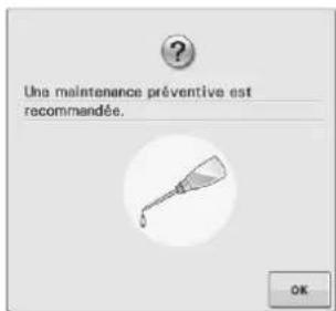 BABY LOCK Pathfinder - À Propos du Message de Maintenance - 1