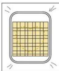 BABY LOCK Pathfinder - Brodez le même motif sur le tissu d'applique. - 1